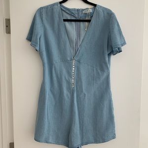 Zara denim romper